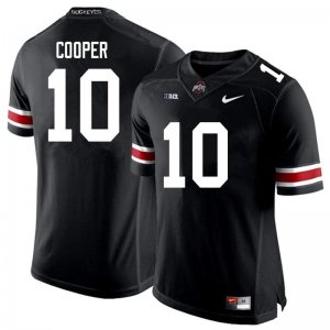 Men's Ohio State Buckeyes #10 Mookie Cooper Black Nike NCAA College Football Jersey Anti-slip KRT4144QN